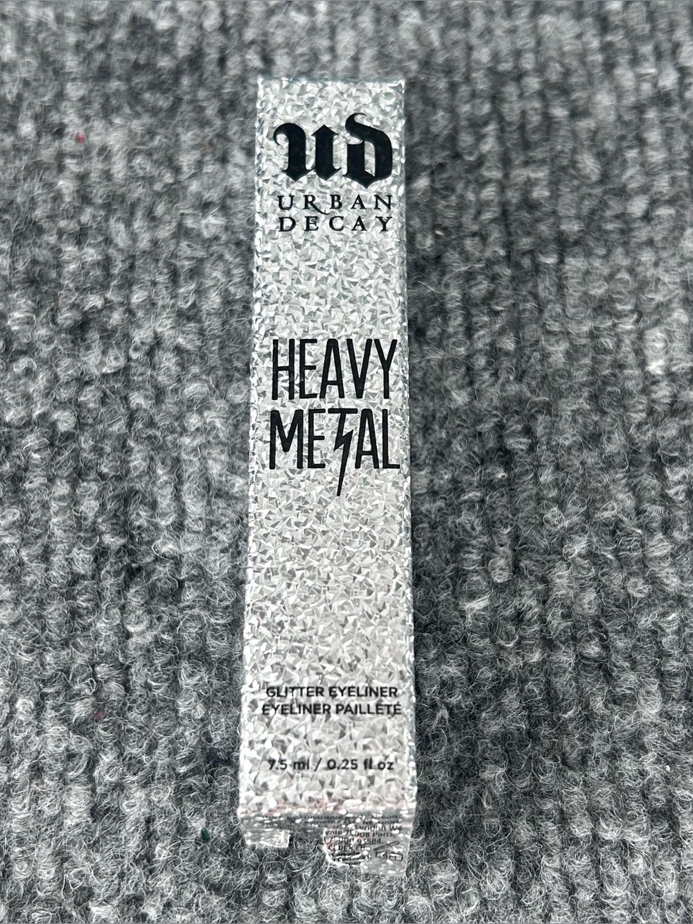 URBAN DECAY Heavy Metal Glitter Eyeliner Shade in PYRO Sparkly White 7.5ml NIB